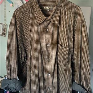 BRANDINI Men’s zigzag pattern button up